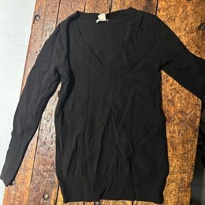 Black J.Crew Cashmere sweater. Perfect condition.
